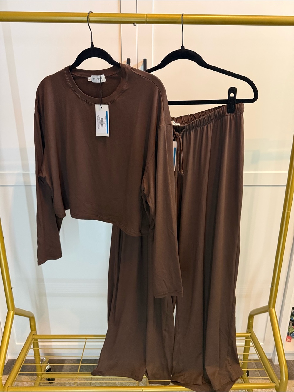 NWT BUMPSUIT The Cloud Lounge Set – Size Medium 🤎